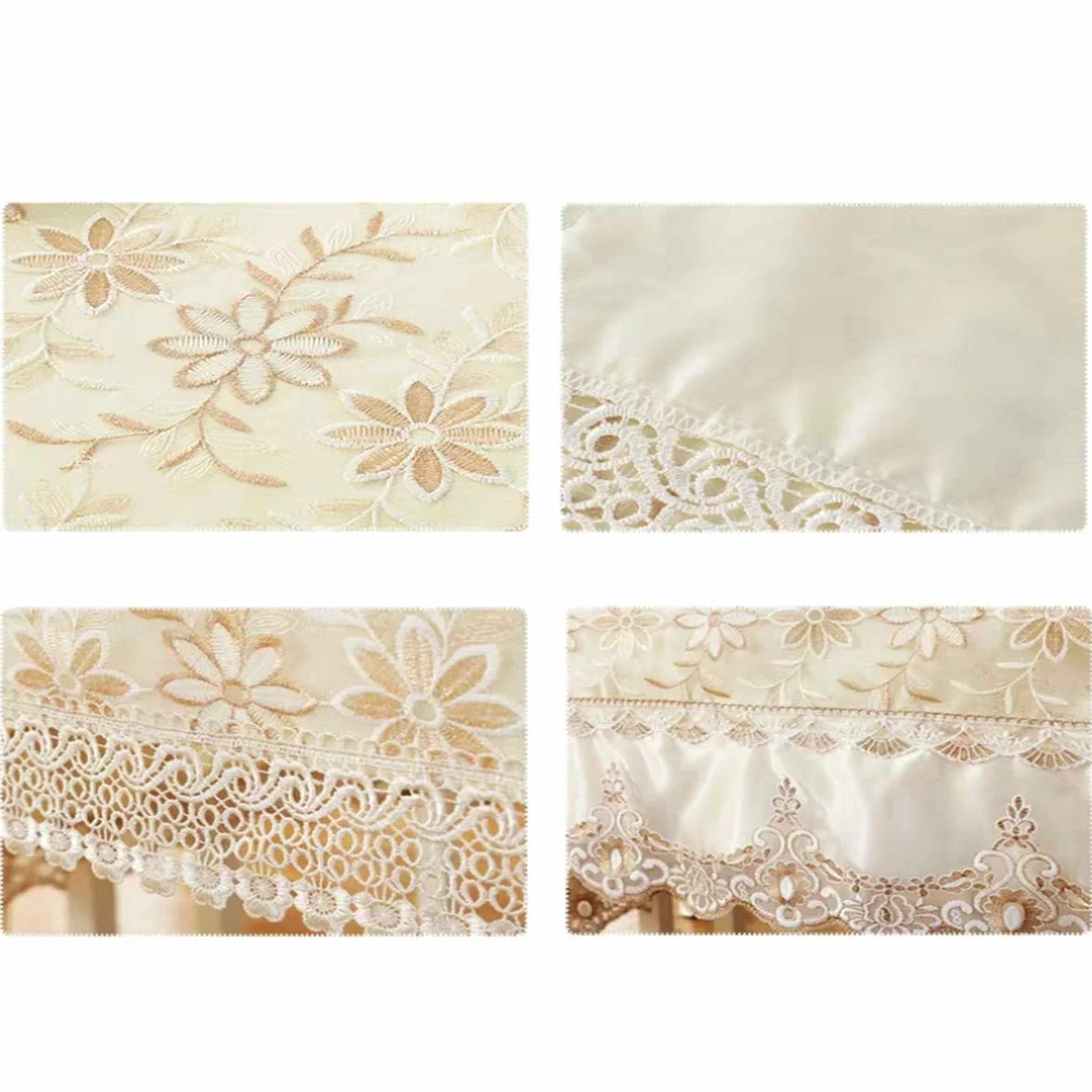 Tovaglia Tessuto di pizzo Tavolo da tè Tavolo da pranzo Tovaglia rotonda Tovaglia da cucina (Color : B Size : 110 * 150cm)
