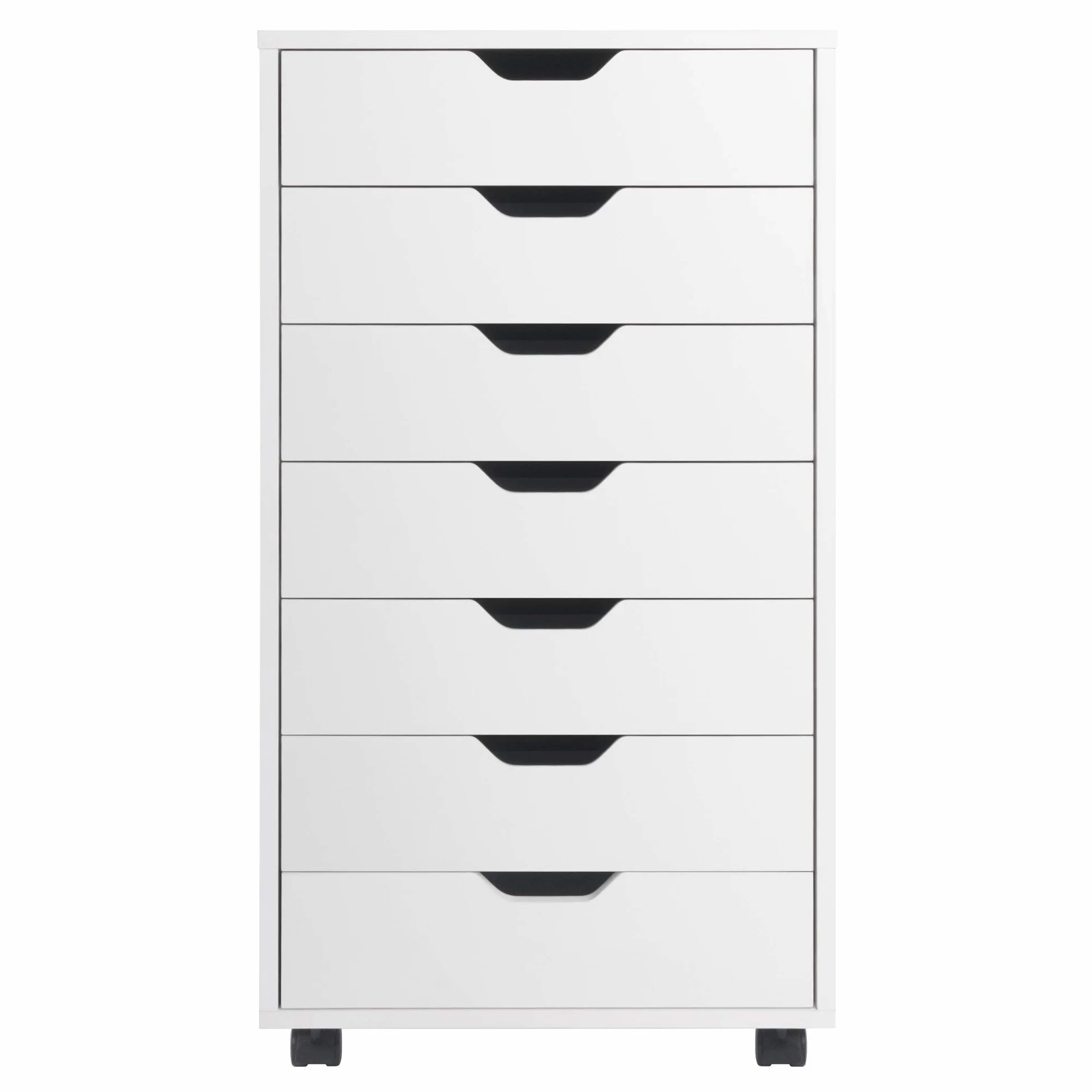 Winsome Halifax 7-Drawer Composite Wood Cabinet, White (10792)