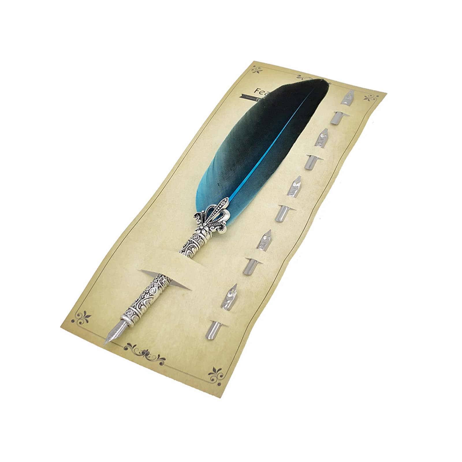Artisan Feather Calligraphy Pen Set