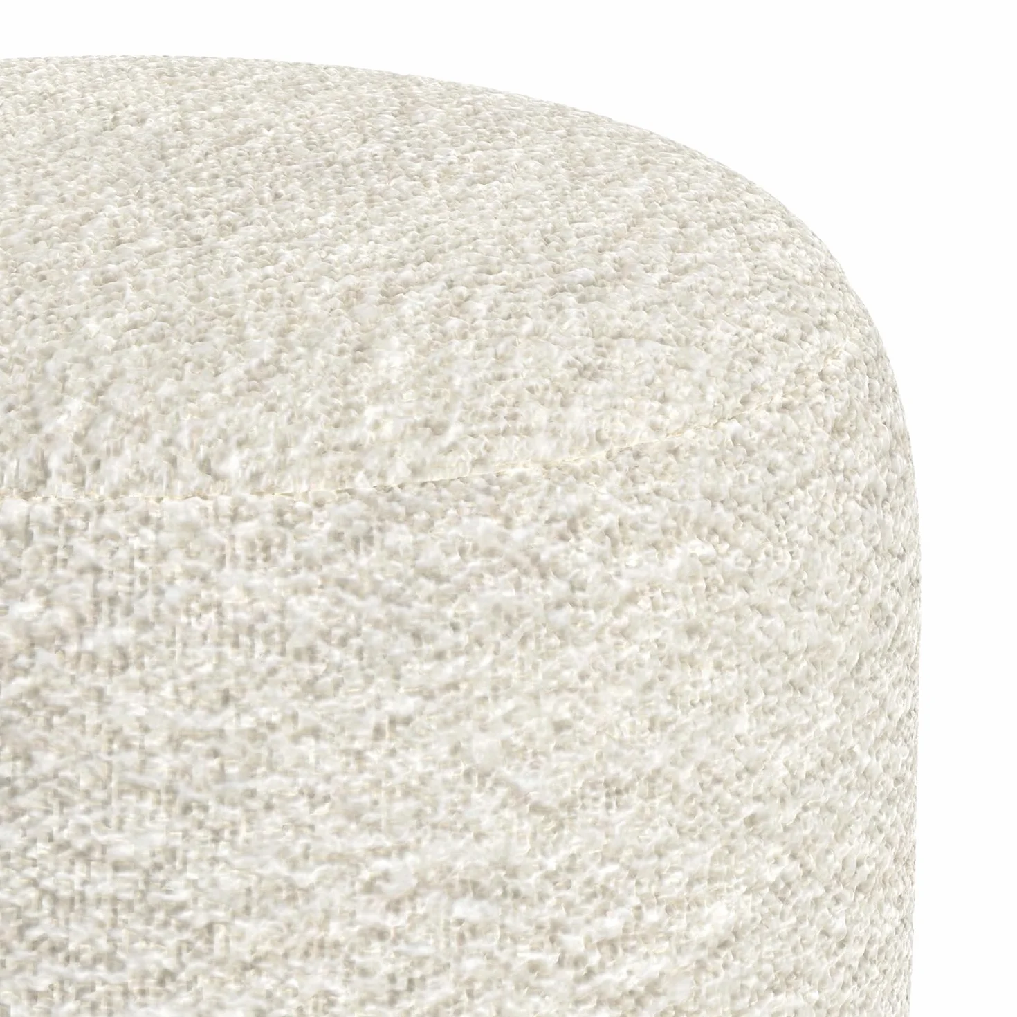 SIMPLIHOME Clay 18" Wide Cube Pouf in Grey/Natural Cotton