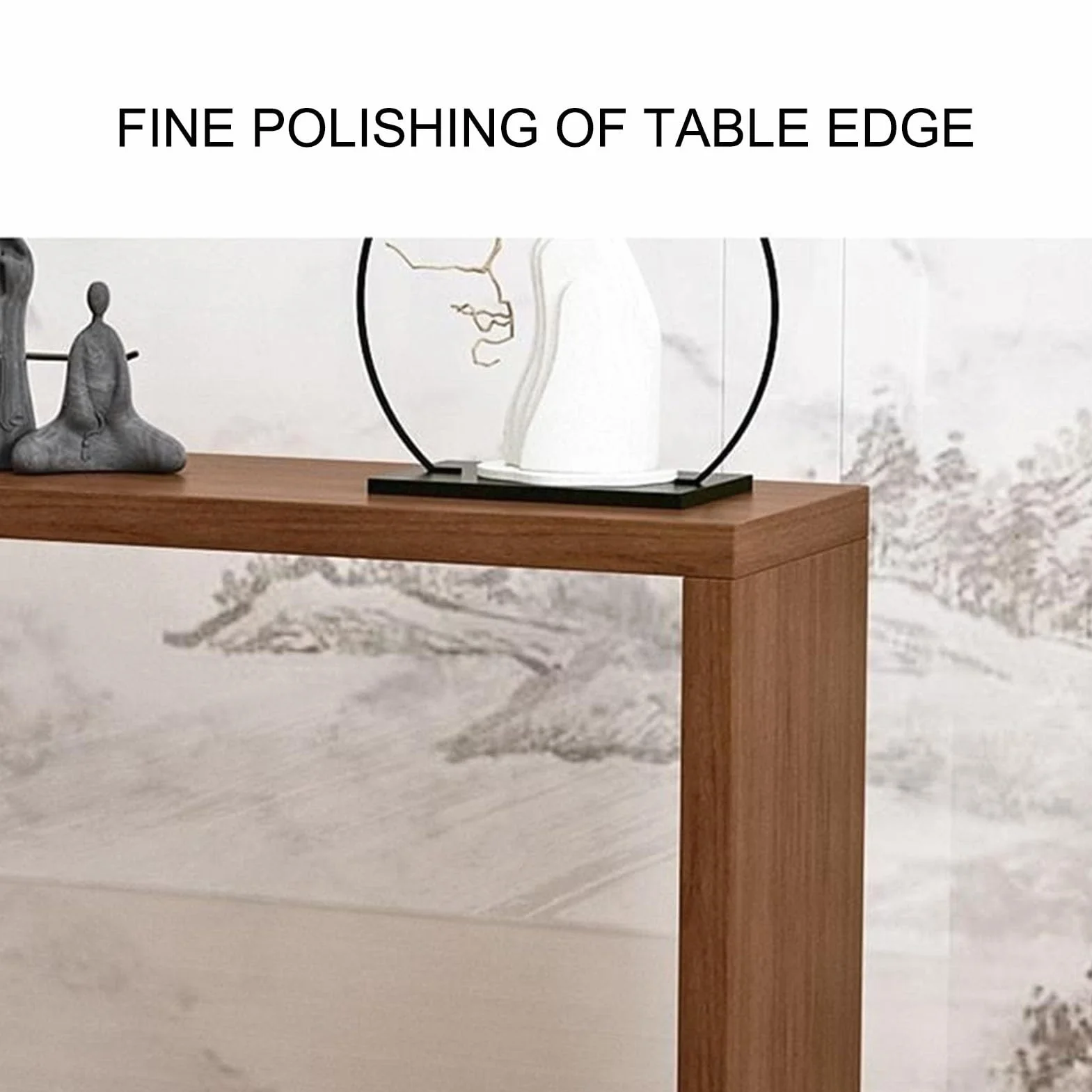 Console Table, Modern Accent Table for Hallway, Narrow High Entryway Table with Shelves, Wooden Design for Living Room and Entrance. Perfect for Narrow Spaces