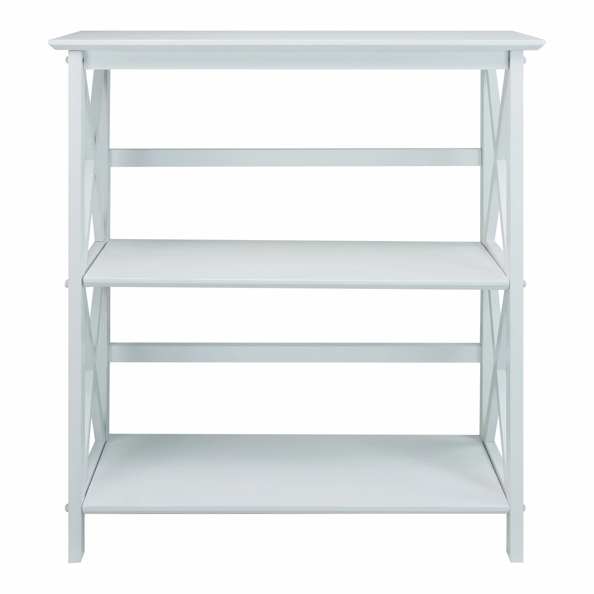 Casual Home Montego 3-Shelf Bookcase, White