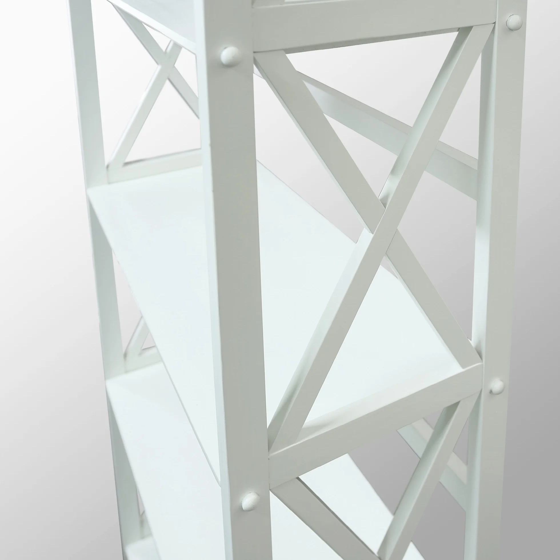 Casual Home Montego 3-Shelf Bookcase, White