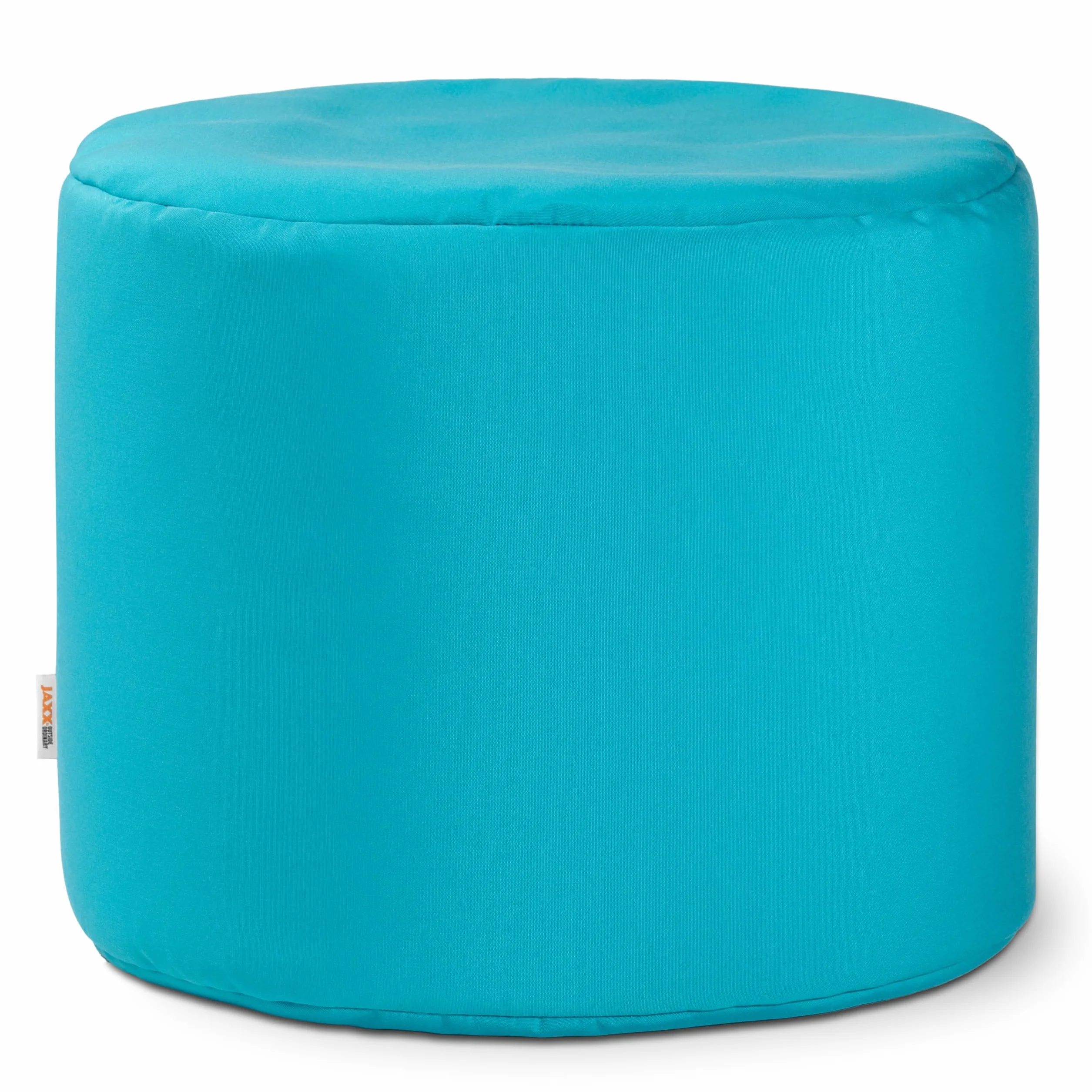 Jaxx Spring Indoor/Outdoor Bean Bag Pouf Ottoman, Light Blue