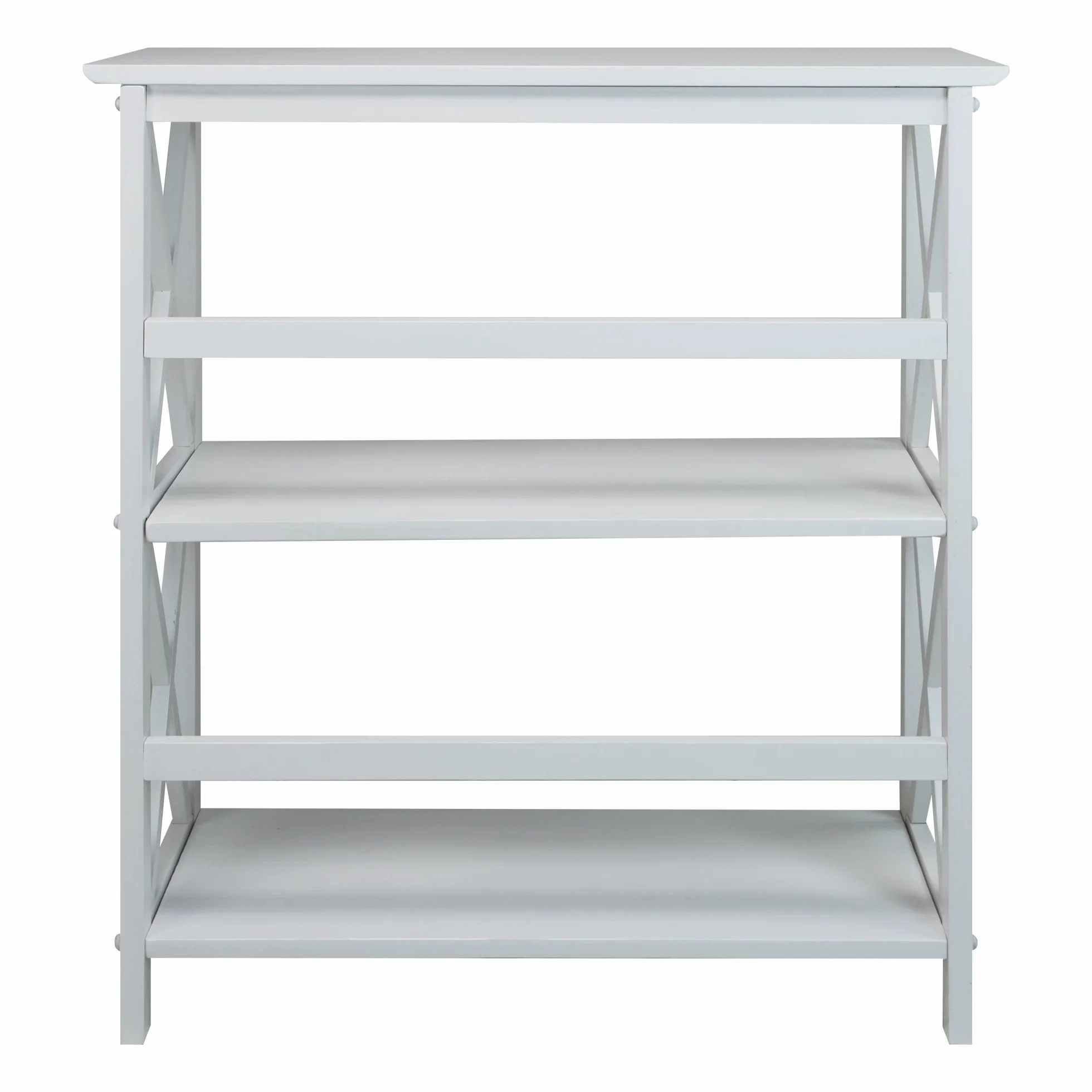 Casual Home Montego 3-Shelf Bookcase, White