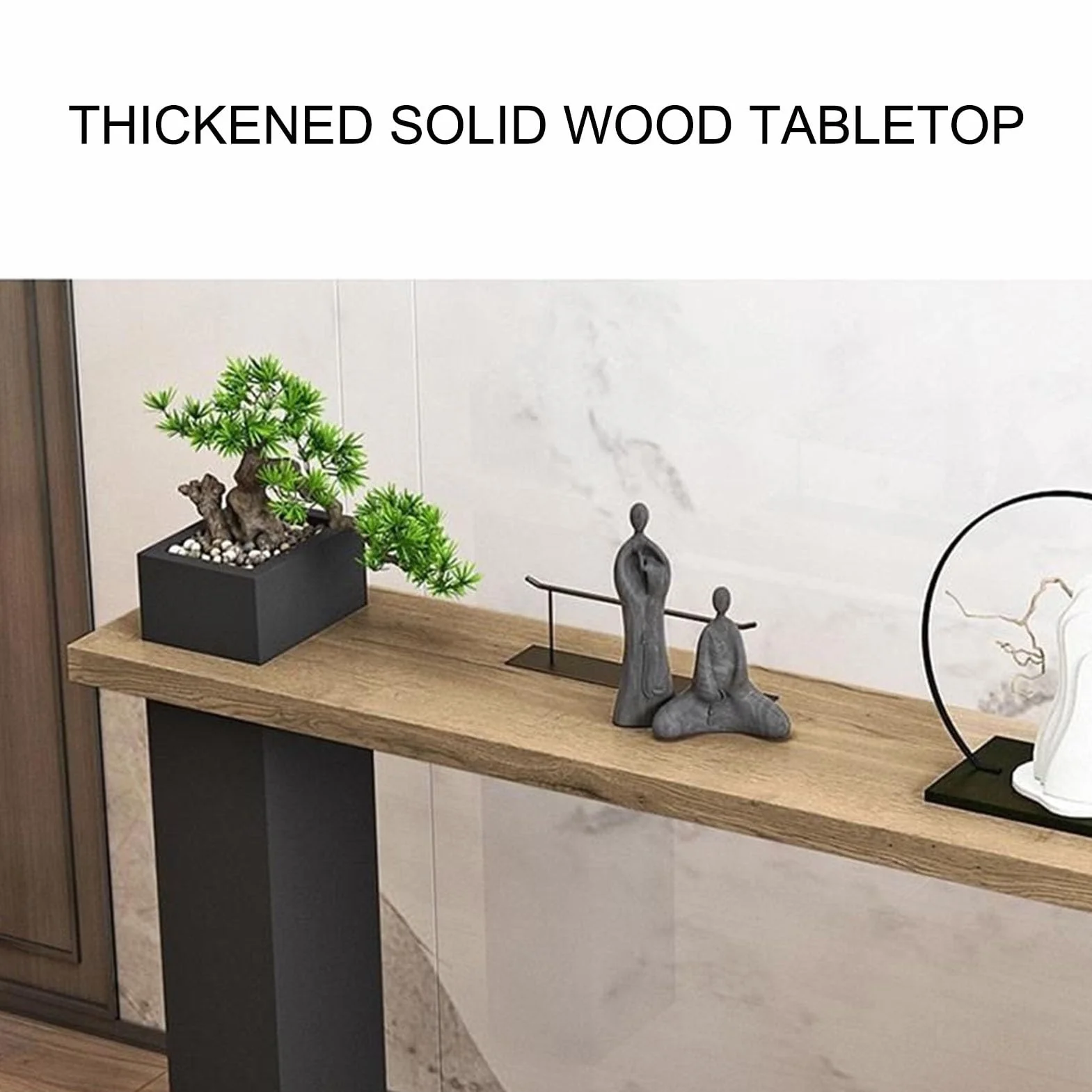Console Table, Modern Accent Table for Hallway, Narrow High Entryway Table with Shelves, Wooden Design for Living Room and Entrance. Perfect for Narrow Spaces